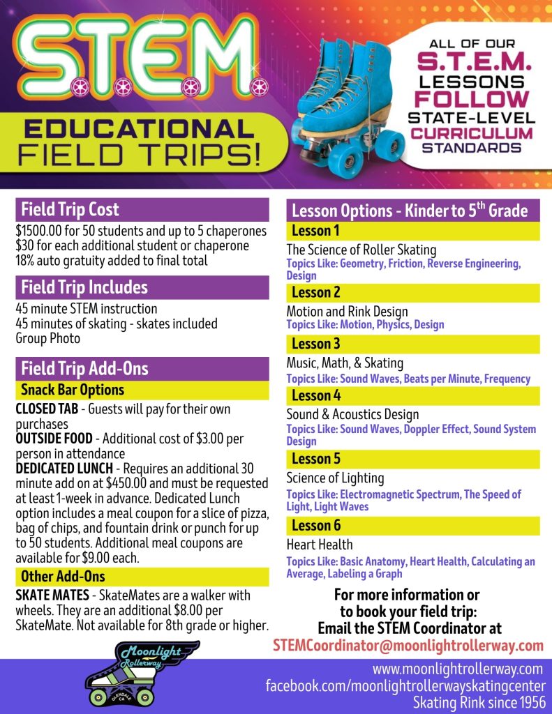 STEM - Flyer - Lessons and Costs (Costs)