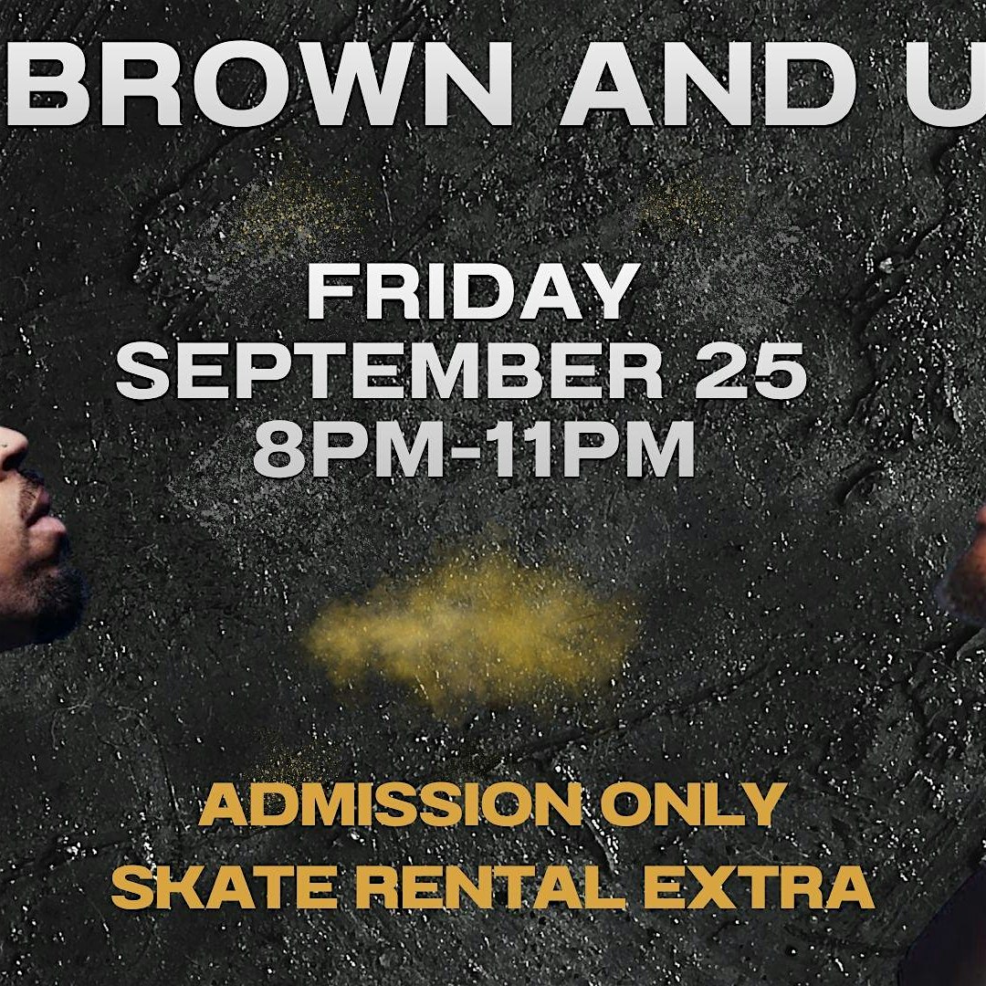 Usher and Chris Brown Skate Night