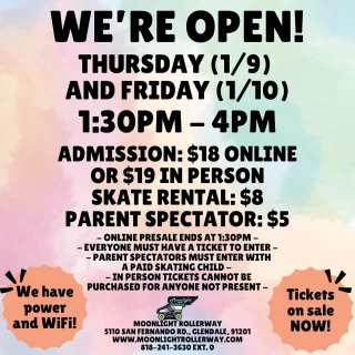 Because Glendale, Burbank, Pasadena schools will be closed until the end of the week. We have had a lot of phone calls inquiring if we would open for the kids. We will be open in the afternoon 130 to 4 on Thursday and Friday this week in order to accommodate the kids who are out of school and the parents that need the power and free Wi-Fi to work remotely.