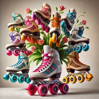 A bouquet of roses die within days, roller skates last forever.  Get your Valentine a pair of skates and glide into the future together.  Select styles up to 40% off!  #togetherweroll #rollerskatinglife #whyisk8 #whyiskate #rollerskating #rollerskates #rollerskate #valentine #valentines #valentineday #valentinesday #valentinegift #aiphoto